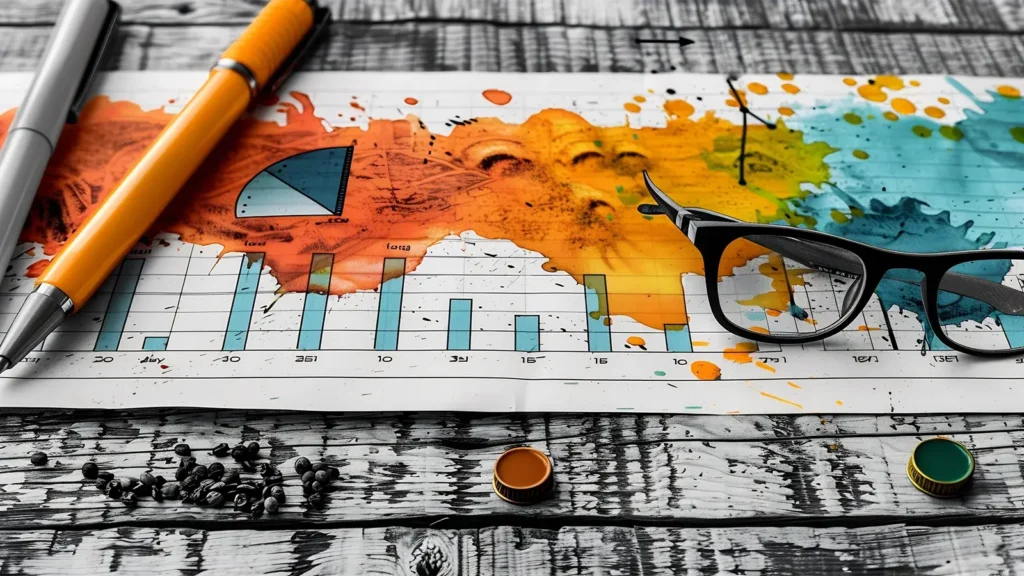 Infographic detailing the steps of a digital marketing audit highlighting the creation of SEO optimized content and achieving set KPI's 